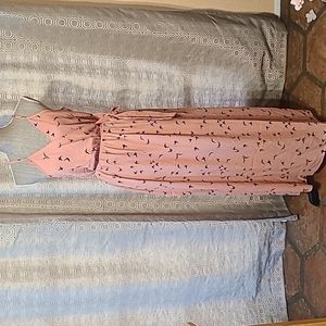 NWT Maxi dress with cinch waist
